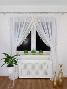 Elegantna voile zavjesa s gipur čipkom - stilska i funkcionalna!