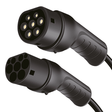 Logilink EV kabel tip 2, trofazni, 32 A, 22 kW, vrećica od 5 m, za punjenje električnih automobila, IP65