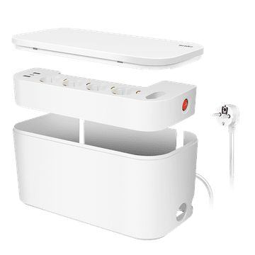 LogiLink produžni kabel s 5 utičnica i organizatorom kutije za 3×USB