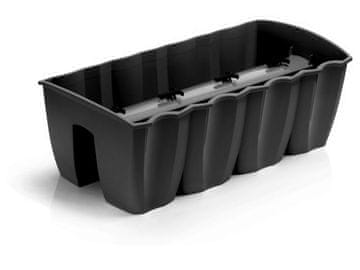 Prosperplast CROWN DCRO600 saksija za ogradu | Antracit