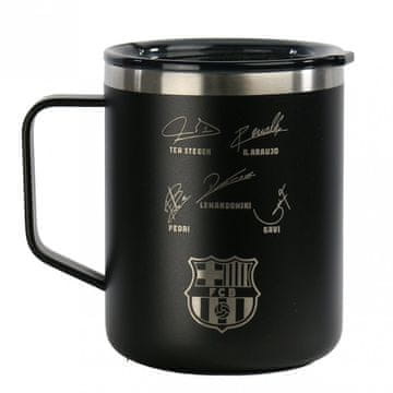 FC Barcelona Runbott termo šalica s autogramima 400 ml 972195 crna