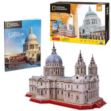 Bic KUBIČNA ZABAVNA SLAGALICA 3D National Geographic Katedrala sv. Pavla 107 dijelova DS0991h