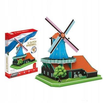 Bic 3D slagalica Nizozemska vjetrenjača cubicfun 71 dio MC219H 8+
