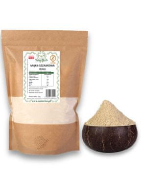 PREMIUM BIJELO SEZAMOVO BRAŠNO 1 KG KETO peciva