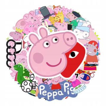 Peppa Pig MIX NALJEPNICE 50 kom