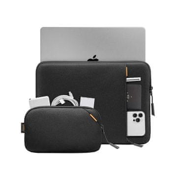 tomtoc - Defender-A13 Laptop Sleeve Kit For 14 inch MacBook Pro - Pokrowiec na Macbooka Black