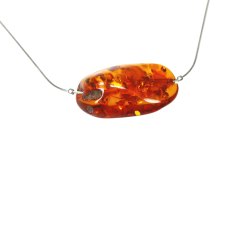 Ogrlica od konjaka i jantara - Baltic Amber Collier