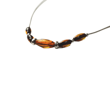 Ogrlica od konjaka i jantara - Baltic Amber Collier