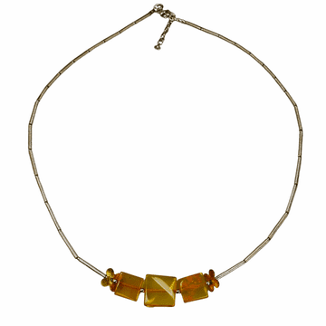 Ogrlica od konjaka i jantara - Baltic Amber Collier