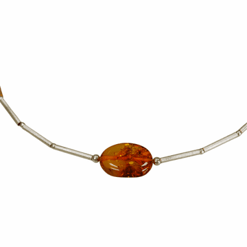 Ogrlica od konjaka i jantara - Baltic Amber Collier