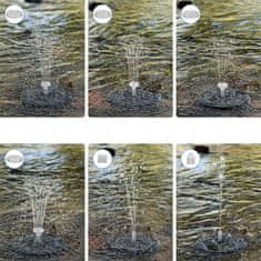 EE PLUTAJUĆA VRTNA SOLARNA FONTANA 16 CM ZA RIZNIK + FILTER