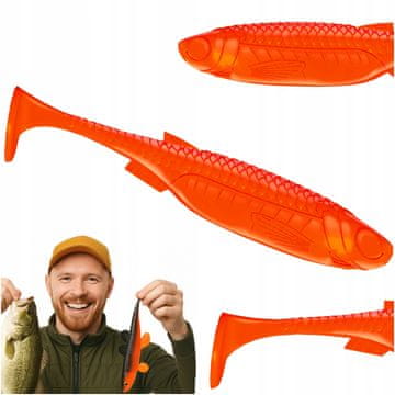 Gumena varalica Libra Lures Kraken Shad 5cm 0.85g 011 VRUĆA NARANČASTA 10 kom