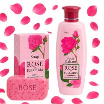 Rose of Bulgaria Losion za tijelo od ruže + sapun od latica ruže