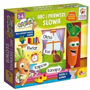 Lisciani Carotina - Abeceda i prve riječi Set od mnogo interaktivnih kartica