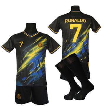 Dječji nogometni dres Ronalda Al Nassra + čarape BG 134