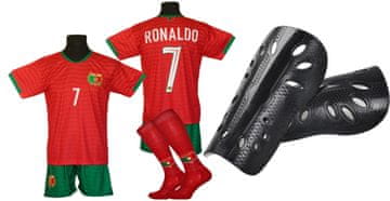 Ronaldo Portugal Dječji nogometni dres - 146 + štitnici