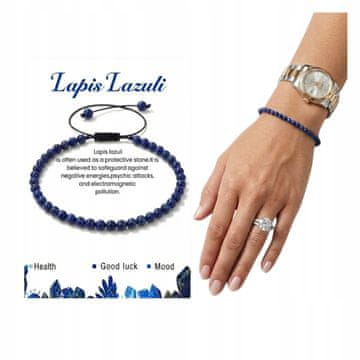 Narukvica od kamena lapis lazuli - energija, zaštita, harmonija