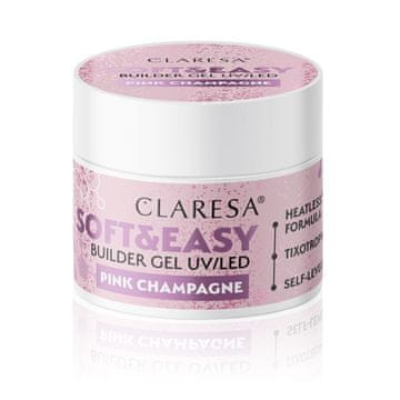 Claresa Soft&Easy gel za oblikovanje lica, ružičasti šampanjac 90 g