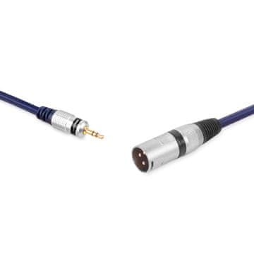 JACK KABEL 3,5 mm STEREO UTIKAČ - XLR 3-PINSKI UTIKAČ JACK KABEL 3,5 mm STEREO UTIKAČ - XLR 3-PINSKI UTIKAČ 10,0 m (MK31)