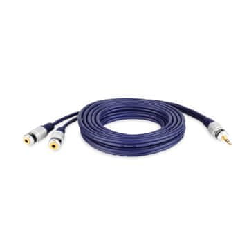 JACK 3.5 STEREO KABEL UTIKAČ - 2x JACK 3.5 STEREO UTIČNICA RAZDJELJNIK JACK 3.5 STEREO KABEL UTIKAČ - 2x JACK 3.5 STEREO UTIČNICA RAZDJELJNIK 1,5 m (JDK42)
