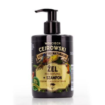 2 u 1 šampon i gel za tuširanje s cedrom i aktivnim ugljenom 300 ml