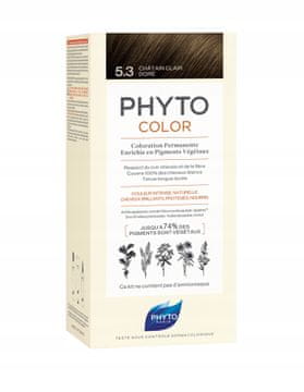 Phyto boje za kosu smeđa 5.3 svijetlo zlatno kestenjasta