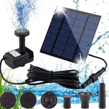 EE UČINKOVITA SOLARNA VRTNA PUMPA ZA FONTANU ZA RIBNJAK XXL + FILTER
