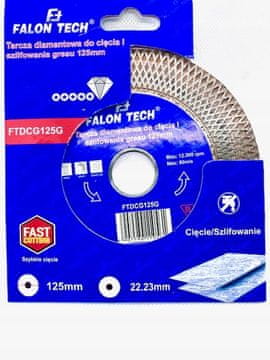 Dijamantni disk za rezanje i brušenje porculanskih pločica 125 mm