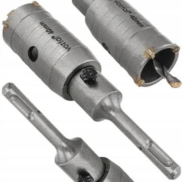 Rezač rupa za betonske zidove SDS+ plus držač 40 mm
