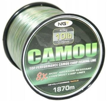 Ngt Najlon za mljevenog šarana 0.25 Camo
