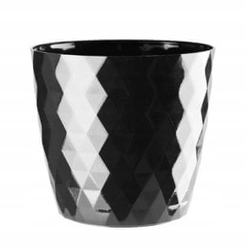 GALICJA CRISTAL LOKACIJA ZA CVIJEĆE 18cm crna