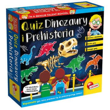 Lisciani JA SAM GENIJ Kviz Dinosauri i prapovijest DRUŠTVENA IGRA ZAGONETKA