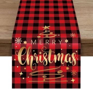 Import Božićni nadstolnjak za Badnji stolnjak 180x33 cm (XMS NR2)