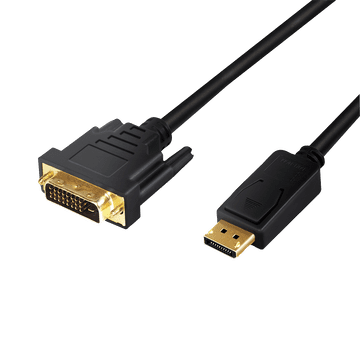DisplayPort na DVI kabel 2m LogiLink DP/M-DVI/M Full HD 1080p pozlaćen