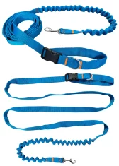 Povodac za pse s amortizerom 380 cm TIRKIZNA Podesiva handsfree, proizvedeno u Poljskoj