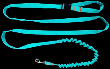 Povodac za pse s amortizerom 380 cm MINT, podesivi handsfree, proizvedeno u Poljskoj