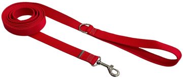 Tradicionalna uzica za pse 2 cm crvene boje s kopčom Tradicionalna uzica za pse 2 cm crvene boje s kopčom D - 2 m