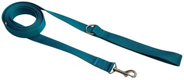 Tradicionalna uzica za pse 2 cm tirkizna s kopčom Tradicionalna uzica za pse 2 cm tirkizna s kopčom S - 1,1 m