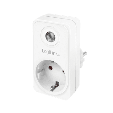 Adapter za utičnicu sa senzorom sumraka LogiLink Automatski prekidač za svjetlo Utičnica sa senzorom dan/noć CEE 7/3 | IP20 230V 16A