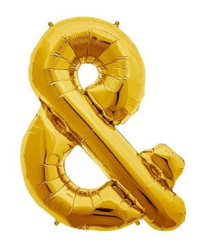 Import Zlatni i oblikovani balon 40 cm ukras za zabavu rođendan vjenčanje