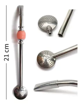 Bombilla Bomba - dužina 21 cm (roza)