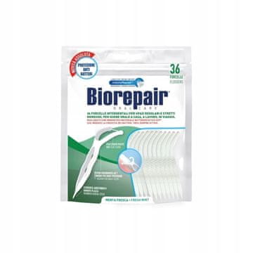 Biorepair Flossery antibakterijski zubni konac za zube 36 komada