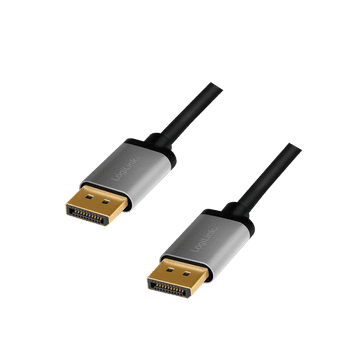 DisplayPort kabel 2 m 1.2 4K/60 Hz 21.6 Gbit/s LogiLink aluminijski pozlaćeni