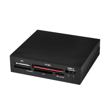 USB 2.0 čitač kartica, interni 3,5" za ugradnju, crni, Logilink