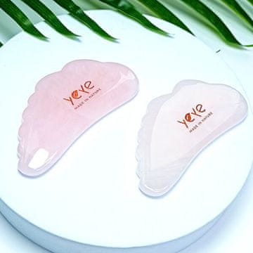 Gua Sha kamen za masažu i opuštanje AFRODITA - ružičasti kvarc