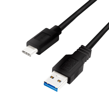 Logilink CU0166 - USB-C na USB-A kabel, 0,15 m, crni, 3.2 Gen1