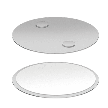 Držač detektora dima Magnetic LogiLink Ø70 mm, montaža bez bušenja