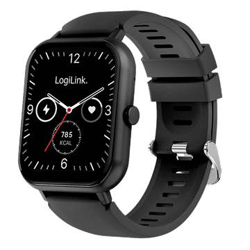 LogiLink Edge pametni sat 46 mm LCD HD BT 5.4 IP68 SOS pozivi Sport