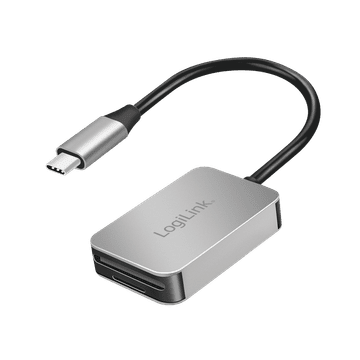 LogiLink USB-C 3.2 Gen1 SD/microSD UHS-II aluminijski čitač memorijskih kartica