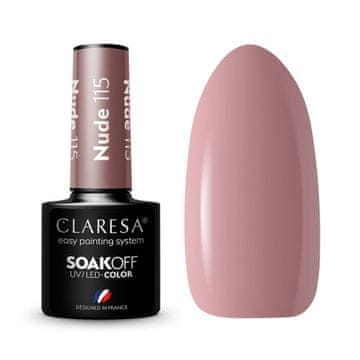 Claresa Nude 115 hibridni lak za nokte 5 g
